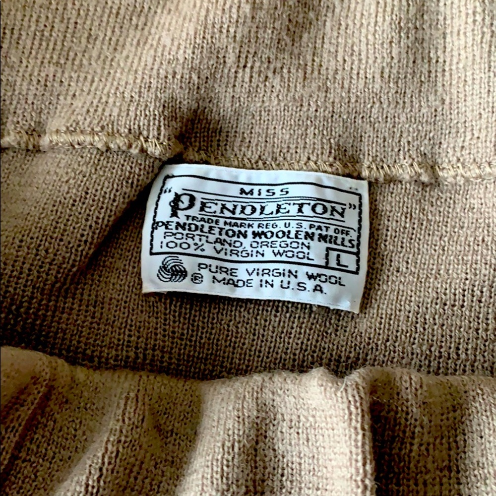 *Vintage* Pendleton long wool skirt